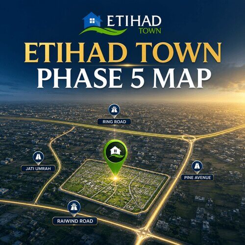 Etihad Town Phase 5 Map